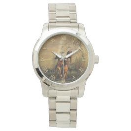 Ridgeback met Rhodezisch Ridgeback met Lion Horloge