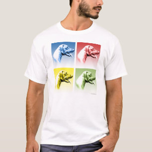 Ridgeback Pop Rhodezische Kunst T-shirt