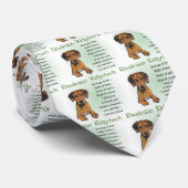 Ridgeback Rhodesian Gifts Stropdas (Opgerold)