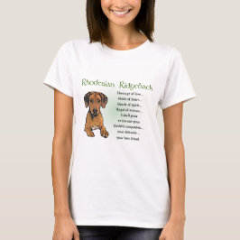 Ridgeback Rhodesian Gifts T-shirt