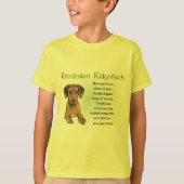 Ridgeback Rhodesian Gifts T-shirt (Voorkant)