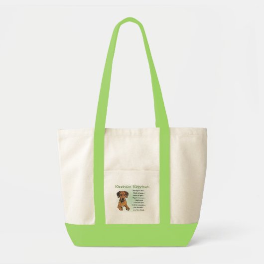 Ridgeback Rhodesian Gifts Tote Bag (Voorkant)