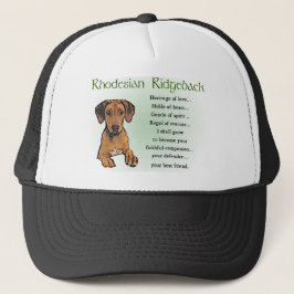 Ridgeback Rhodesian Gifts Trucker Pet