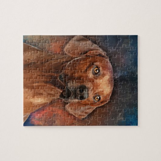 Ridgeback Rhodezisch Portret Legpuzzel (Horizontaal)