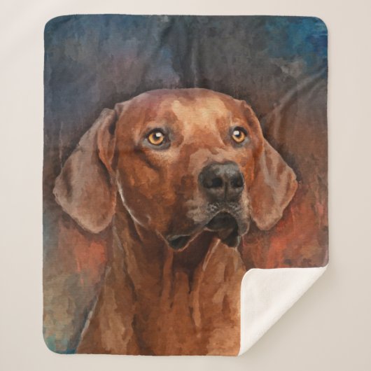Ridgeback Rhodezisch Portret Sherpa Deken (Voorkant)