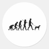 Ridgeback Ronde Sticker (Voorkant)