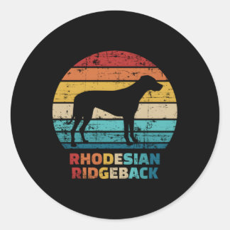 Ridgeback Ronde Sticker