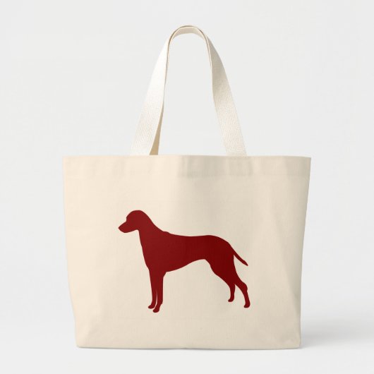 Ridgeback (rood) grote tote bag (Voorkant)