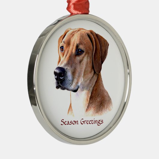 Ridgeback Round Ornament (Rechts)