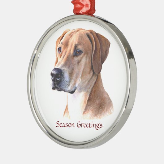Ridgeback Round Ornament (Links)