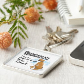 Ridgeback sleutelhanger Rhodesian (Zijkant)