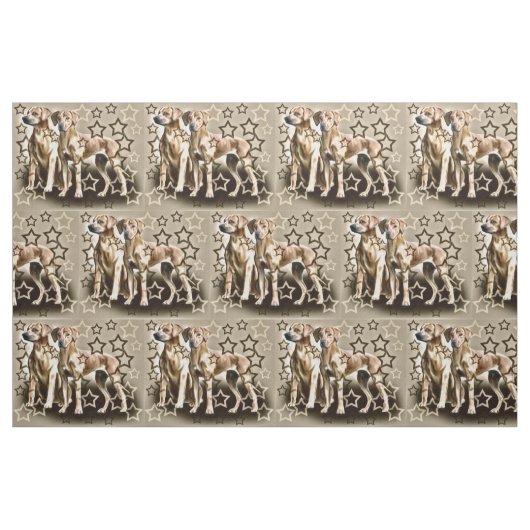 Ridgeback Star Fabric Rhodesian Ridgeback Star Stof (Fat Quarter)