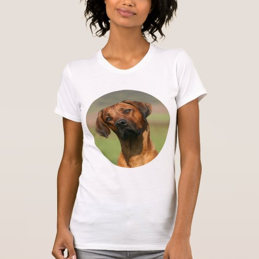 Ridgeback t-T-shirt met Rhodesiaans T-shirt (Voorkant)