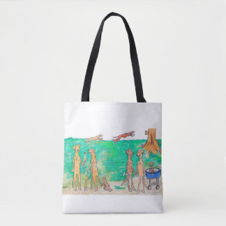 Ridgeback-tas Rhodezische familie Tote Bag