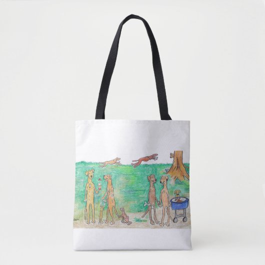 Ridgeback-tas Rhodezische familie Tote Bag (Voorkant)