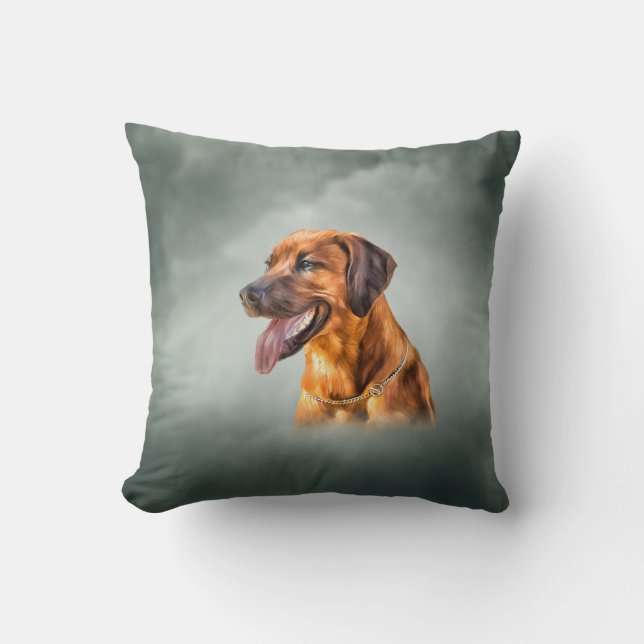 Ridgeback tekenen kussen (Voorkant)