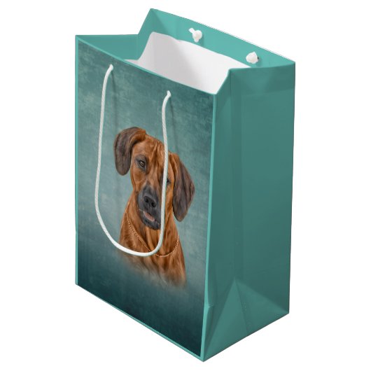 Ridgeback tekenen medium cadeauzakje (Voorkant Gekanteld)