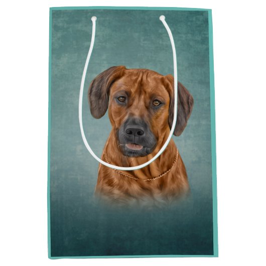 Ridgeback tekenen medium cadeauzakje (Voorkant)