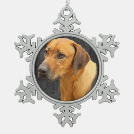 Ridgeback Tin Sneeuwvlok Ornament