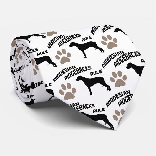 Ridgebacks-regel Stropdas (Opgerold)