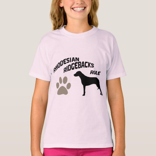 Ridgebacks-regel T-shirt (Voorkant)