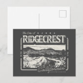 RIDGECREST KERN CALIFORNIA  BRIEFKAART (Voorkant / Achterkant)