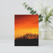 ridgesunset briefkaart (Staand voorkant)