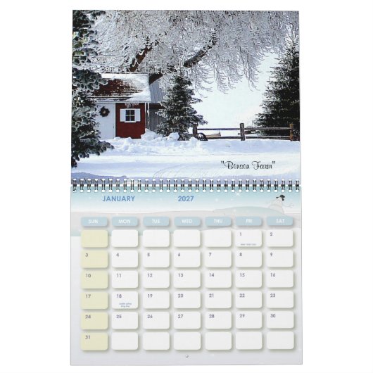 Ridgeway Kalender (Jan 2027)