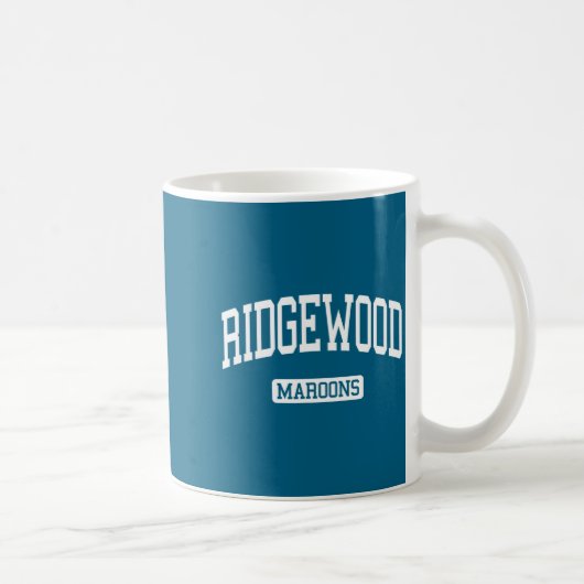 Ridgewood middelbare school hs ridgewood nj univer koffiemok (Rechts)