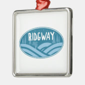 Ridgway Colorado buitenshuis Metalen Ornament (Links)