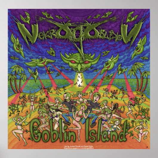 Ridiculair groot Poster "Goblin Island" (Voorkant)