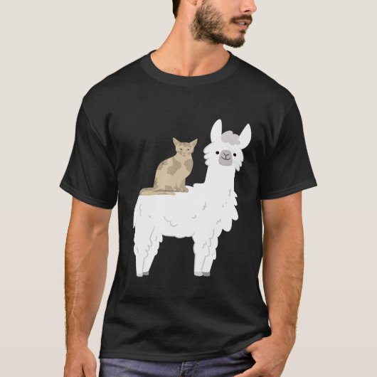 Ridiculair kattenrol Llama Alpaca Dierenvriend Ll T-shirt (Voorkant)
