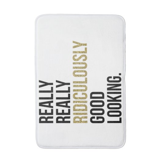 Ridiculary Good Kijkend Citaat Badmat (Voorkant Verticaal)