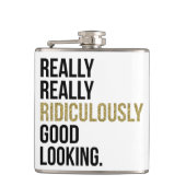 Ridiculary Good Kijkend Citaat Heupfles (Voorkant)