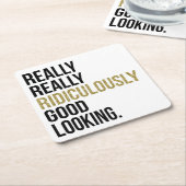 Ridiculary Good Kijkend Citaat Kartonnen Onderzetters (Schuin)