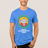 RIDICULOUS UNIVERSITEIT Tri-Blend SHIRT (Voorkant)