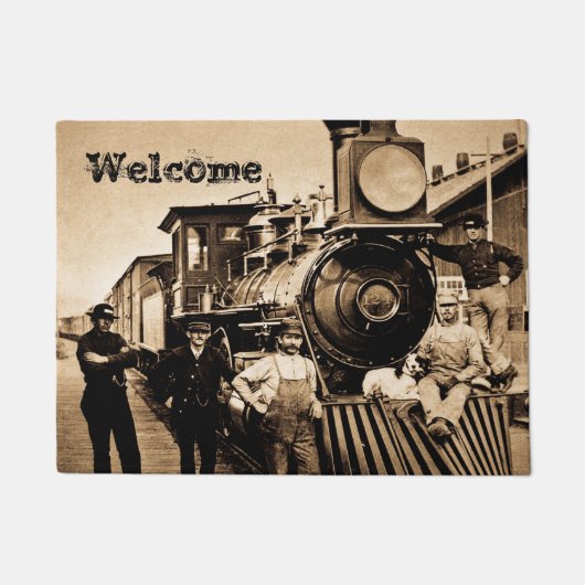 Ridin' dat treinpersoneel voor  treinen deurmat (Voorkant)