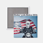 Ridin’ met Biden 2024 Magnet (Voorkant / Achterkant)