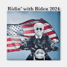 Ridin’ met Biden 2024 Magnet