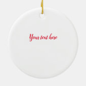 Ridin' met Biden 46 Aviator Sunbril Keramisch Ornament (Achterkant)