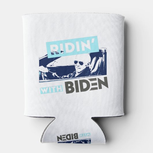 Ridin met Biden Blikjeskoeler (Achterkant)