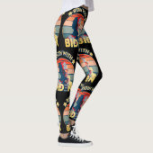 Ridin' met blaas-elastische ijskap-roomretro leggings (Rechts)