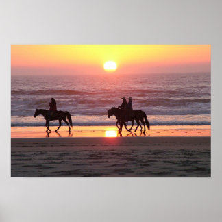 Ridin' The Sunset Poster