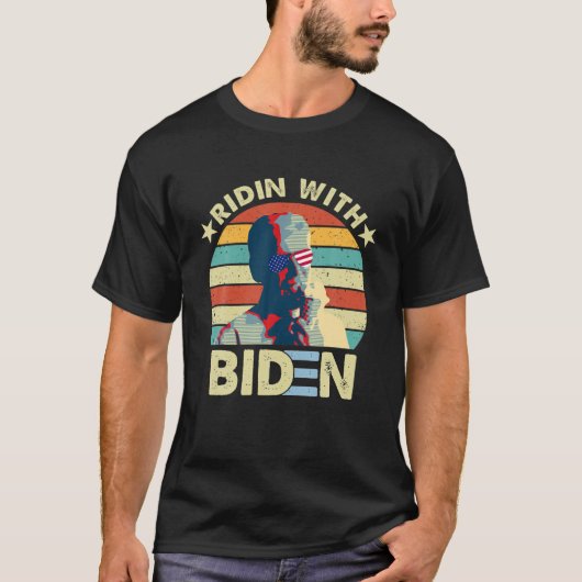 Ridin with Biden 2020 Joe Biden Eating Ice Cream G T-shirt (Voorkant)