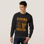 Riding Addiction – Motorfiets Passie T-shirt (Voorkant volledig)