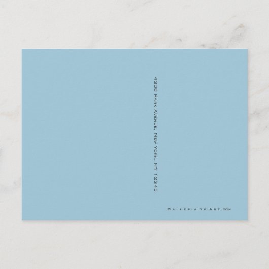 Riding Angel ~ Briefkaart/uitnodiging Uitnodiging Briefkaart (Achterkant)