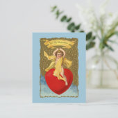 Riding Angel ~ Briefkaart/uitnodiging Uitnodiging Briefkaart (Staand voorkant)