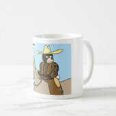 Riding Bear Back Grappige Kaarten Mokken T-shirts (Voorkant rechts)