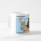 Riding Bear Back Grappige Kaarten Mokken T-shirts (Voorkant links)
