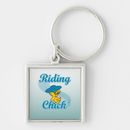 Riding Chick #3 Sleutelhanger (Voorkant)